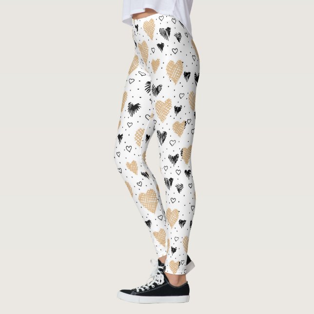 Handritade hörn leggings (Vänster)