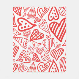 "Handritade hörnens design | Whimsisk och romantis Fleecefilt