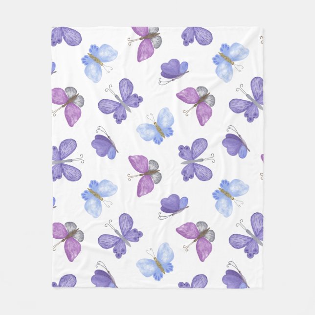 "Handritade hörnens design | Whimsisk och romantis Fleecefilt (Framsidan)