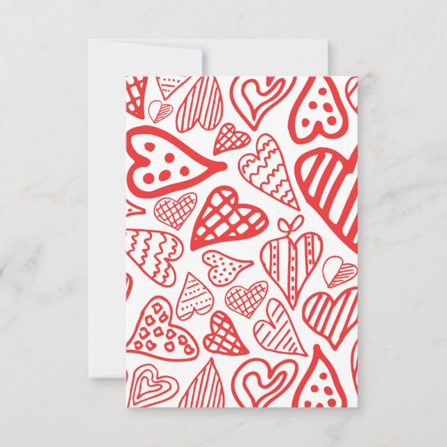 "Handritade hörnens design | Whimsisk och romantis Inbjudningar (Framsida)