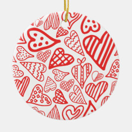 "Handritade hörnens design | Whimsisk och romantis Julgransprydnad Keramik