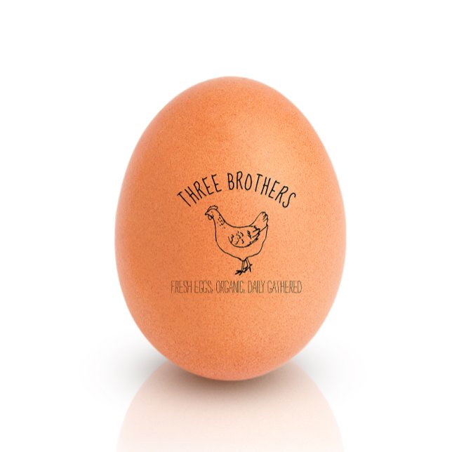 Handritade kycklingar - enkla jordbruksägg - små stämpel (Skapare uppladdad)