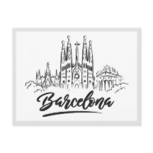Handritade Sagrada Familia Barcelona Spanien