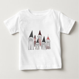 Handritade söta små julkaraktärer t shirt