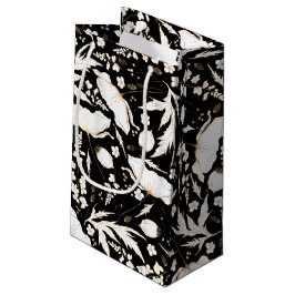 Handritade vilda blommor Elegant modern guld