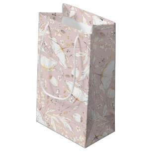 Handritade vilda blommor Elegant modern guld