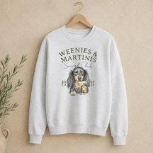 Handritade Weenies och Martinis Dachshund
