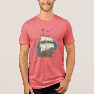 Handritat fartyg t shirt