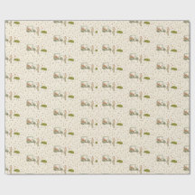 Handritat golfpresentpapper