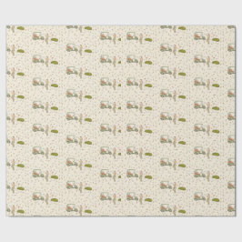 Handritat golfpresentpapper presentpapper