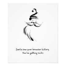 Handritat Santa Claus-citat