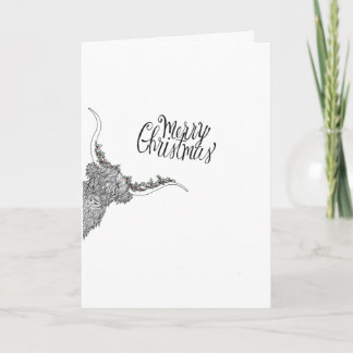 Handritet julkort kort