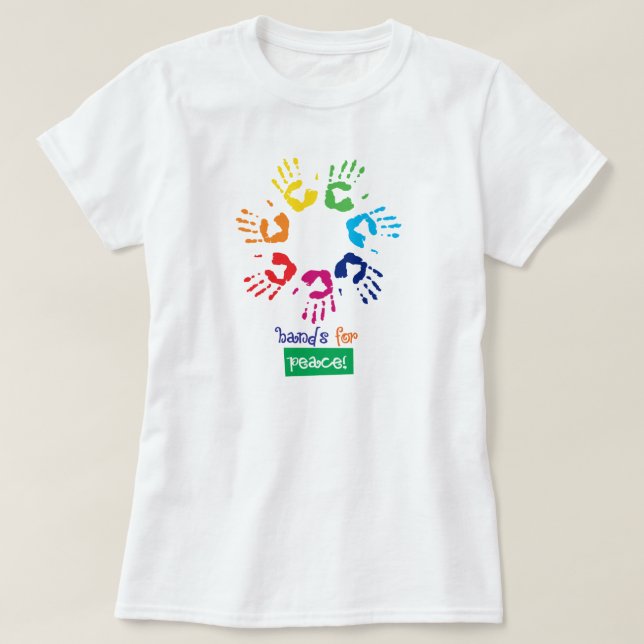 Hands for peace tröja (Design framsida)