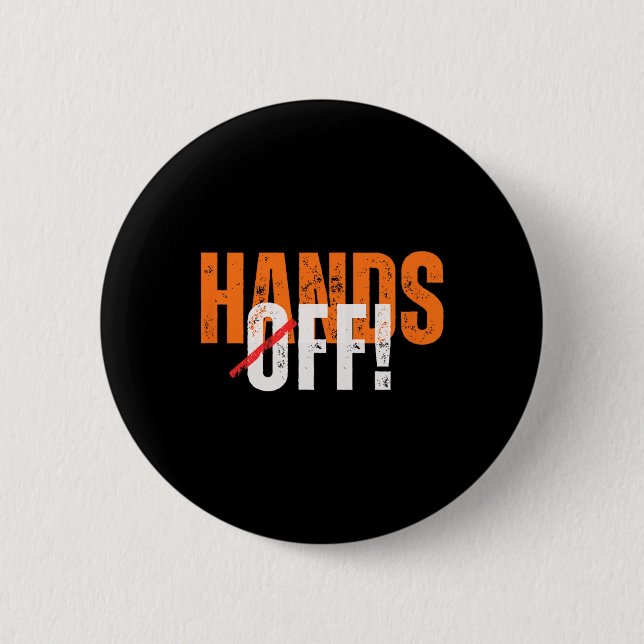 Hands Off! Antitrump  Knapp (Framsida)