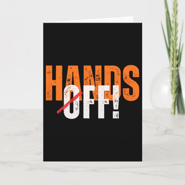 Hands Off! Antitrump  Kort (Framsida)