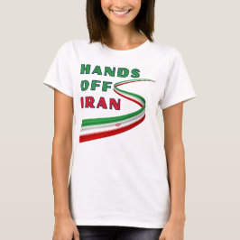 Hands Off Iran T Shirt