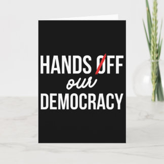 Hands Off Our Democracy-protest 5 april Anti Trump Kort