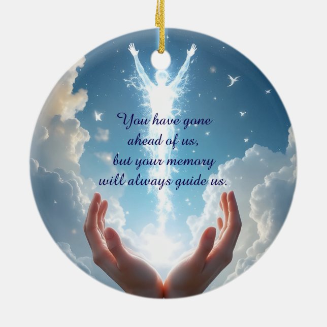 Hands Set the Soul Free, You have gone sympathy  Julgransprydnad Keramik (Baksidan)