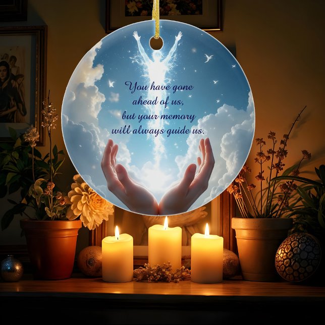 Hands Set the Soul Free, You have gone sympathy  Julgransprydnad Keramik (Skapare uppladdad)