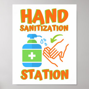Handsanpassning Station Poster