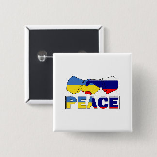 Handshake of Peace, Ukraina, Ryssland, Flagga Knapp