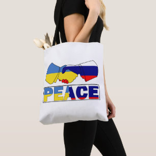 Handshake of Peace, Ukraina, Ryssland, Flagga Tygkasse