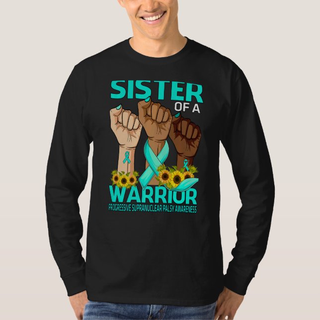 Handsida av en krigare, progressiv supranuclear t shirt (Framsida)
