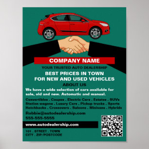 Handskakdesign, annonsering om automatisk varning poster