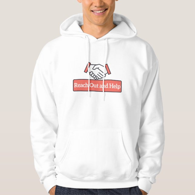 Handskakning Hoodie (Framsida)