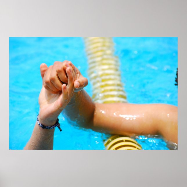 Handskakning om sportmanskap poster (Framsidan)