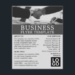 Handskakning, reklam för företag och ekonomi flygblad<br><div class="desc">Handskaknings-,  affärs- och finansreklamannonser från Affärskortet Store.</div>
