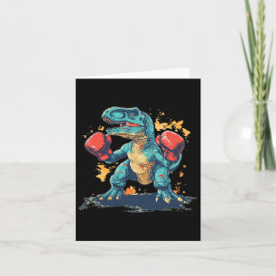 Handskar med dosinosaur för coola kort
