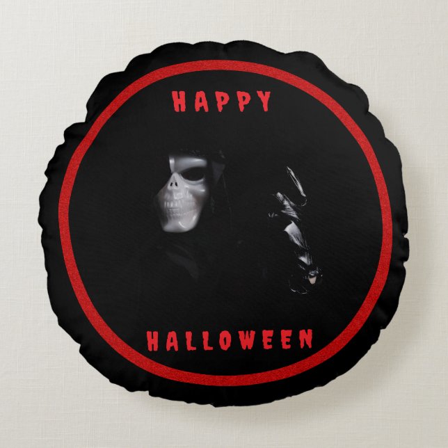 handsken - rund kudde (Framsidan)