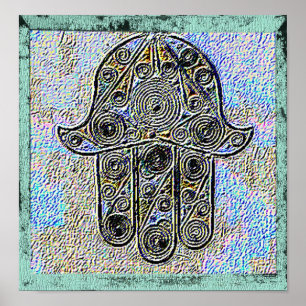 Handskrift av Fatima Print Poster