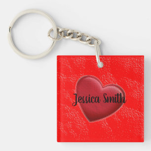 Handskrift Elegant Namn Red Heart Kärlek Romantik
