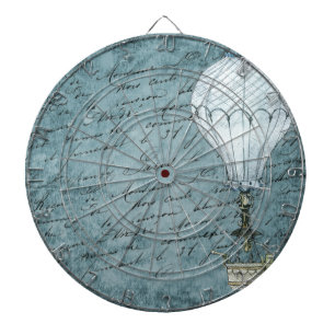 Handskrift för Dusk Blue Luftballong Steampunk Piltavla