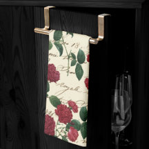 Handskrift för fantastisk Röd ros och klassisk Vin