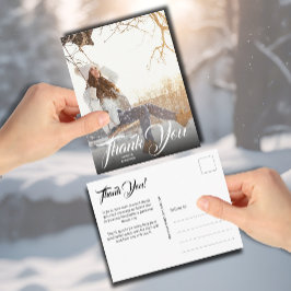 Handskrift Foto Studenten Tack-vykort Vykort