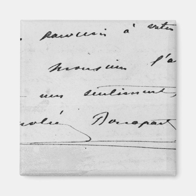 Handskrift och Namnteckning Magnet (Framsidan)