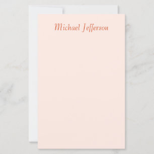 Handskrift Skriptskript Namn Elegant Plain Papper