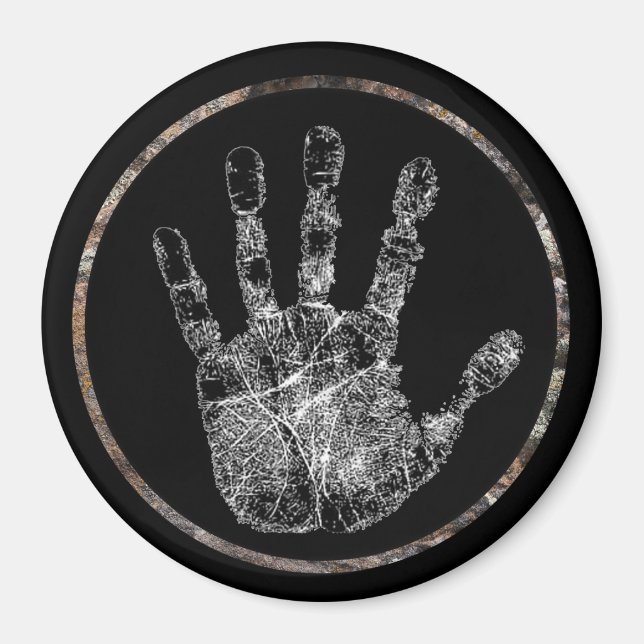 Handskrift - Talande Canyons, New mexico Magnet (Framsidan)