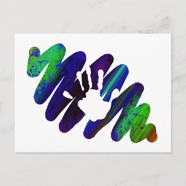 handskrift vykort (Framsida)