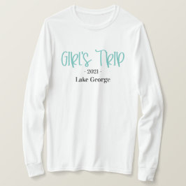 Handskriftlig flickans plats i Resa och år T-Shirt