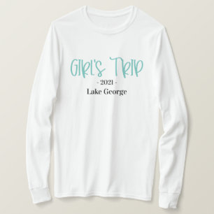 Handskriftlig flickans plats i Resa och år T-Shirt