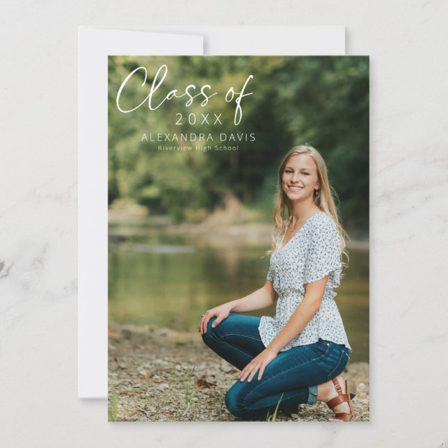 Handskriftlig förklaring från Studenten Party Inbj Inbjudningar (Framsida)