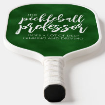 Handskriftlig Pickleball Professor Dinks Chalkboar
