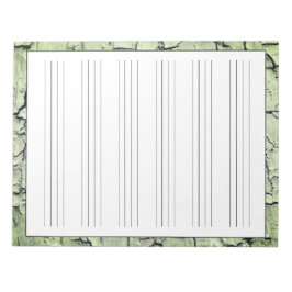 Handskriftspraxis Lakan Rustic Sage Grönt Anteckningsblock