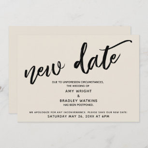 Handskriftsuppdateringskort för uppdatering av Cre Inbjudningar