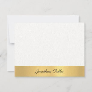 Handskript Modern mall Felt White Guld Luxury