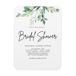 Handskriven bröllopsdusch  magnet